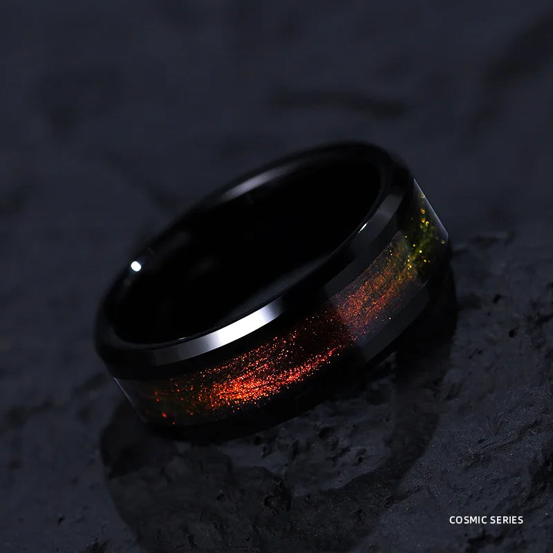 Tungsten Rings for Men and Women,8mm Width  Fashion Fashion Jewelry,Birthday Gift,Free Engraving